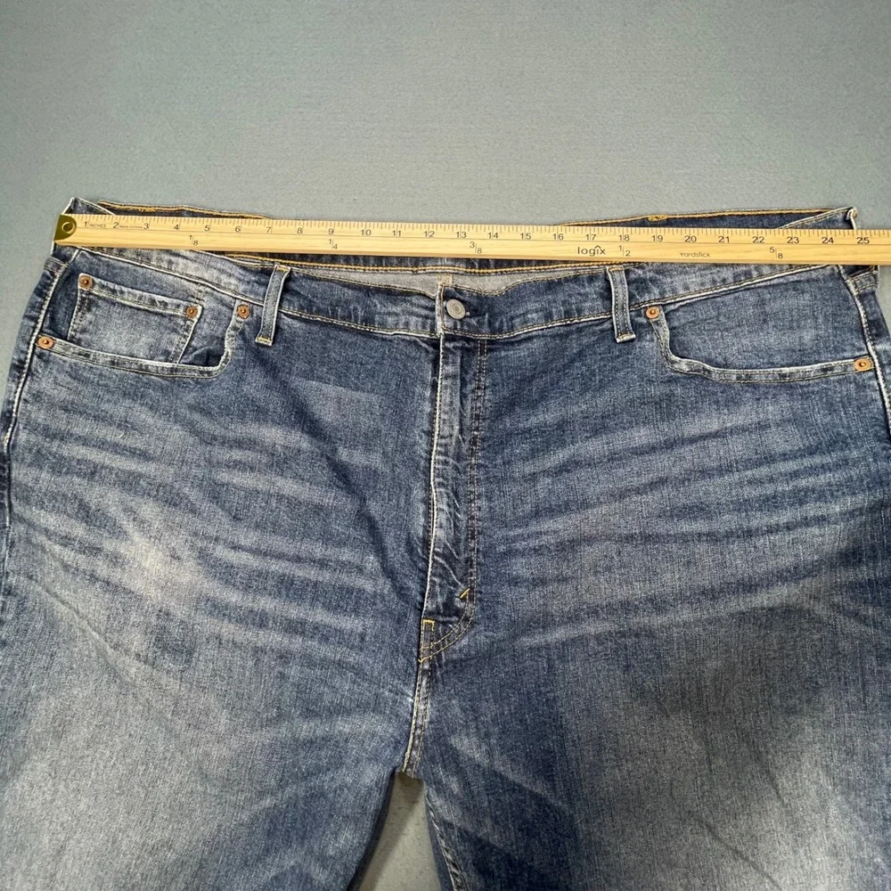 Levi's Blue 559 Relaxed Straight Denim Jeans Mens 50x34